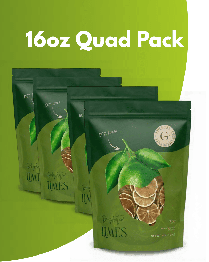 Dehydrated Lime Garnish – 4oz, 100+ Slices | ToGarnish - ToGarnish