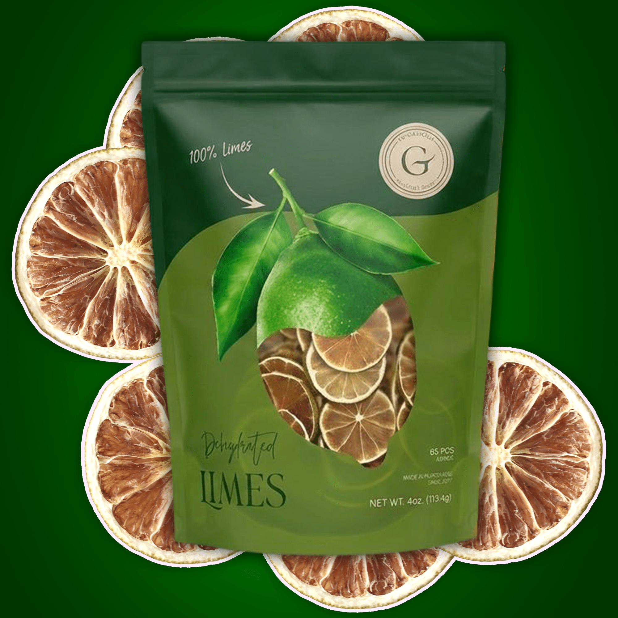 Dried lime garnish for margaritas and mojitos ToGarnish