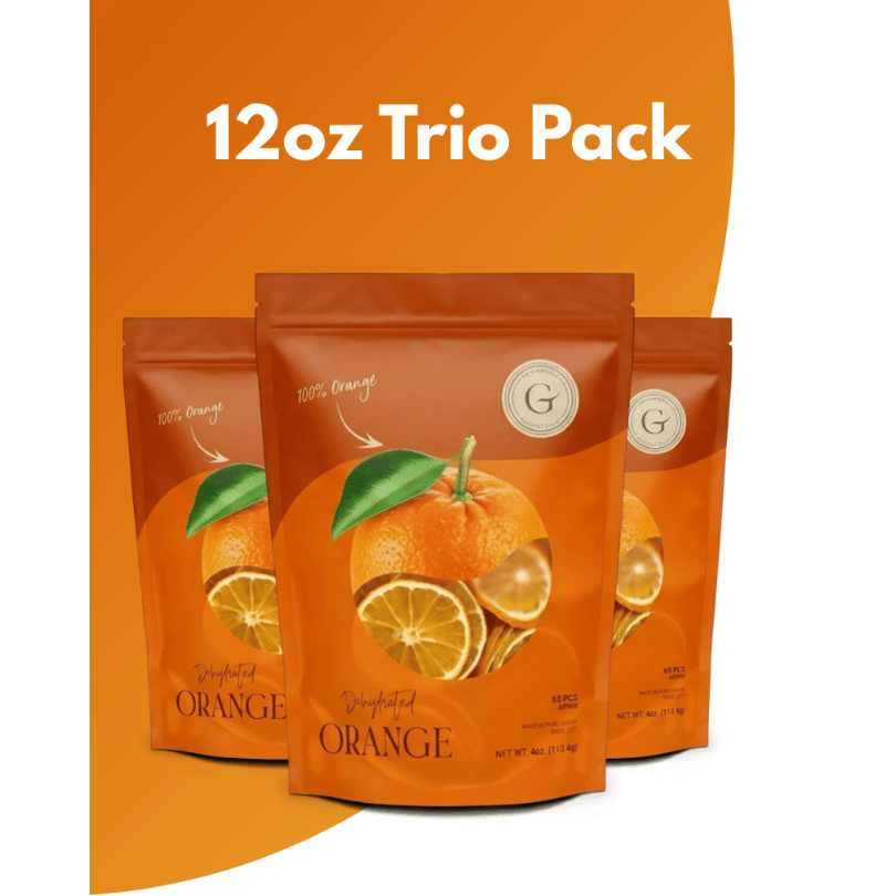 Dehydrated Orange Garnish – 4oz, 65+ Slices | ToGarnish - ToGarnish
