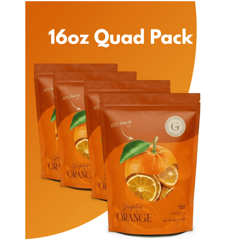 Dehydrated Orange Garnish – 4oz, 65+ Slices | ToGarnish - ToGarnish