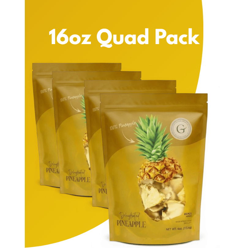 Dehydrated Pineapple Garnish – 4oz, 65+ Slices | ToGarnish - ToGarnish
