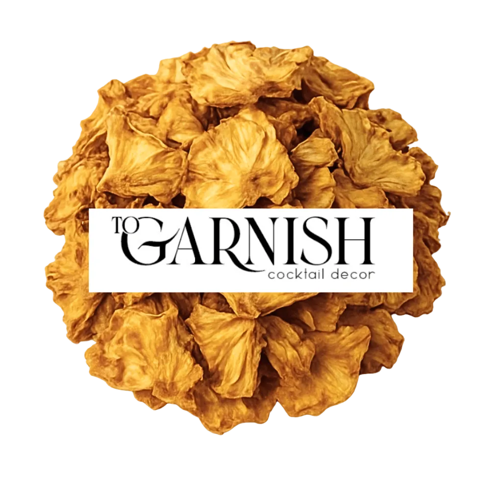 Dehydrated Pineapple Garnish – Wholesale Bulk Pack 1LB | ToGarnish - ToGarnish