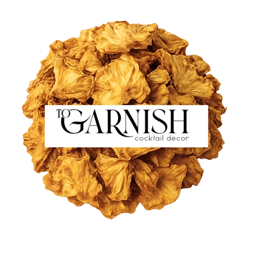 Dehydrated Pineapple Garnish – Wholesale Bulk Pack 1LB | ToGarnish - ToGarnish