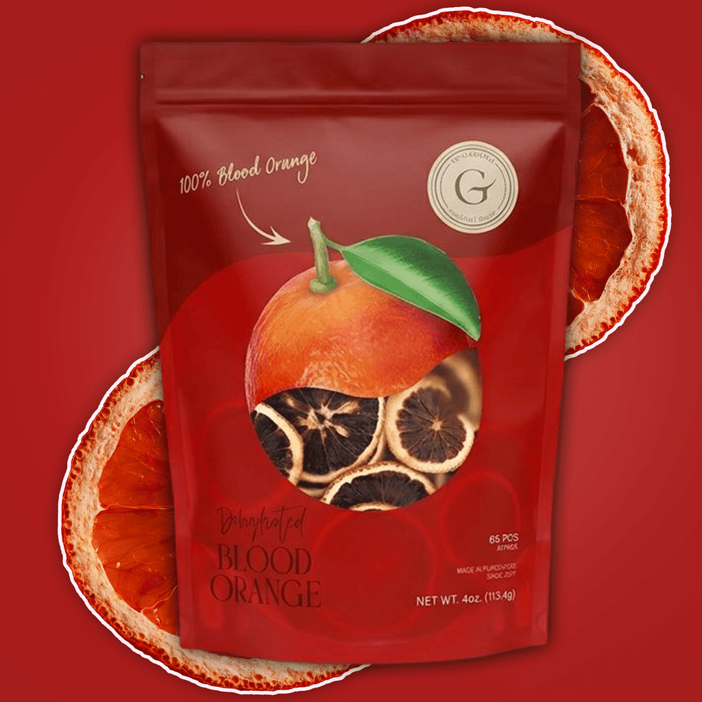 Dried blood orange slices premium cocktail garnish ToGarnish
